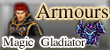 Armors Magic Gladiater ชุดเกราะเมจิกทั้งหมด 